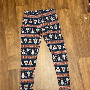 Stretchy holiday leggings